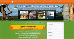 Desktop Screenshot of levne-ubytovani-jedovnice.cz
